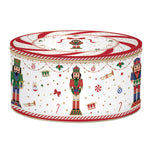 Karácsonyi fém tárolódoboz 3 db szett Nutracker Twist