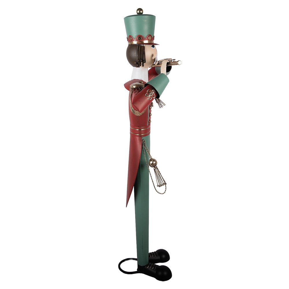 Nagyméretű karácsonyi diótörő figura 163 cm – zöld