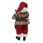 Karácsonyi télapó figura 28 cm – piros
