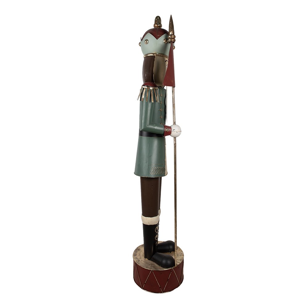 Nagyméretű karácsonyi diótörő figura 203 cm – zöld