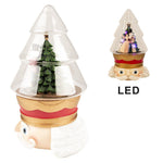 Karácsonyi diótörő figura LED világítással 24 cm – piros, zöld