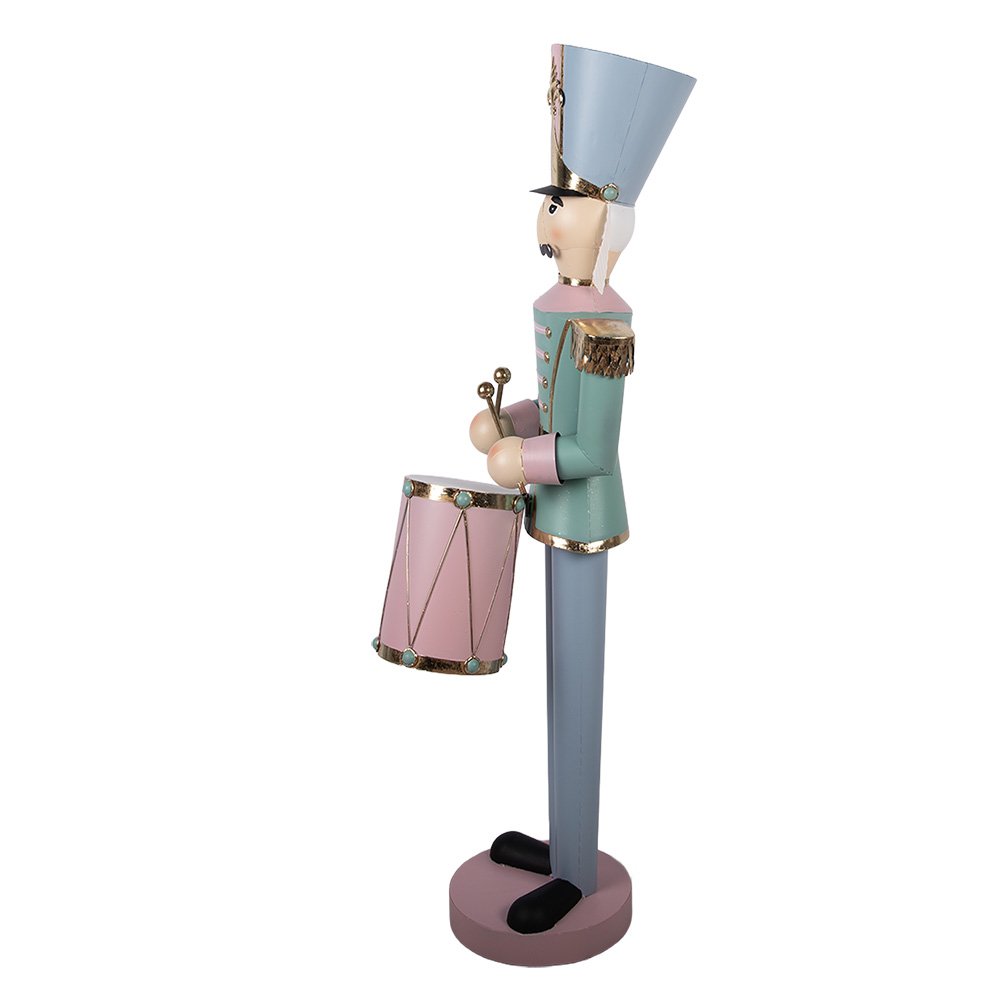 Nagyméretű karácsonyi diótörő figura 129 cm – zöld