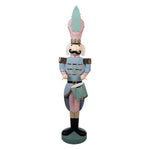 Nagyméretű karácsonyi diótörő figura 122 cm – kék