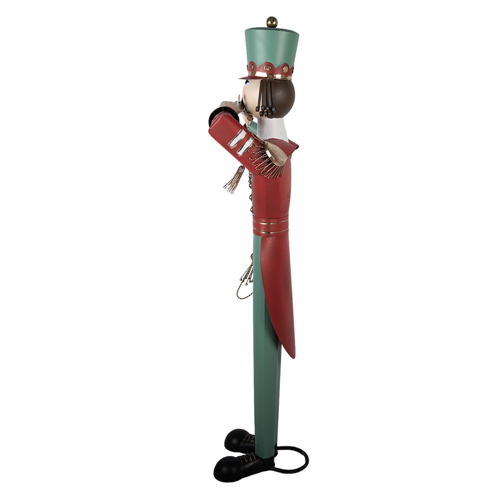 Nagyméretű karácsonyi diótörő figura 163 cm – zöld