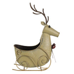 Karácsonyi rénszarvas figura 44 cm – arany