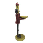 Karácsonyi diótörő figura 40 cm – piros, fekete