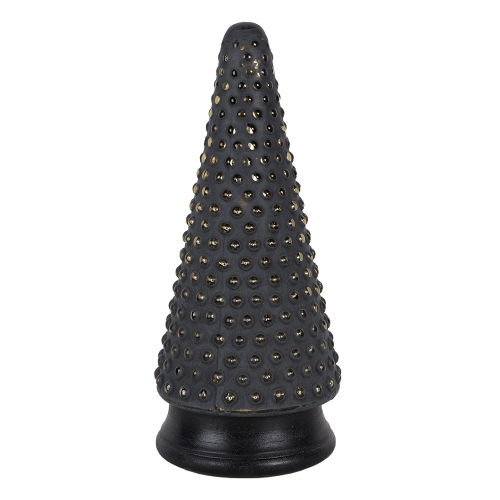 Karácsonyfa 31 cm – arany, szürke