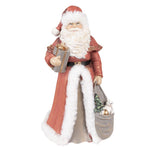 Karácsonyi télapó figura 31 cm – piros, fehér