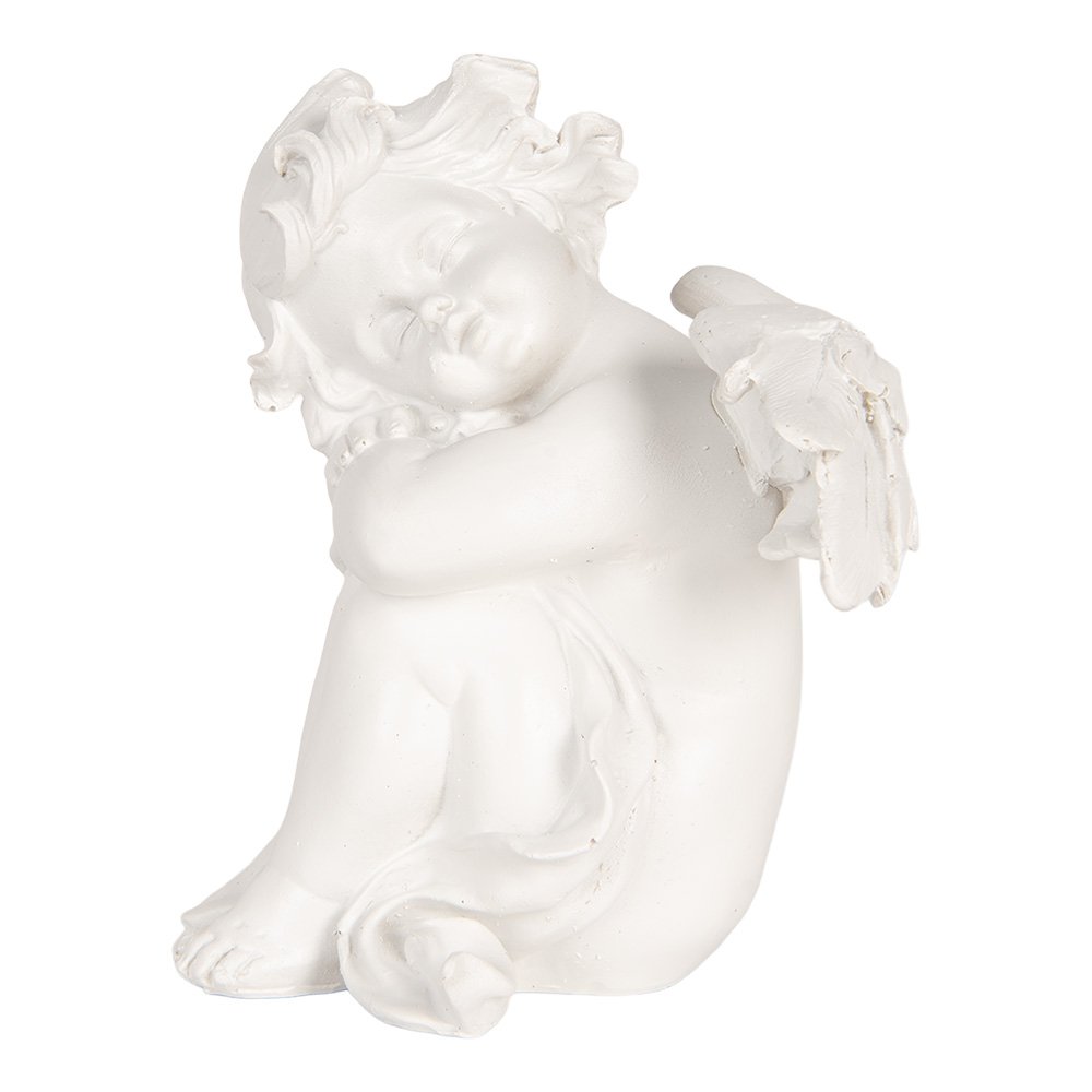 Karácsonyi angyal figura – fehér