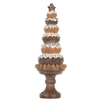Karácsonyfa 33 cm – barna