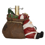Karácsonyi télapó figura 30 cm – barna