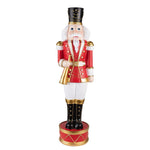 Nagyméretű karácsonyi diótörő figura 82 cm – piros, fehér
