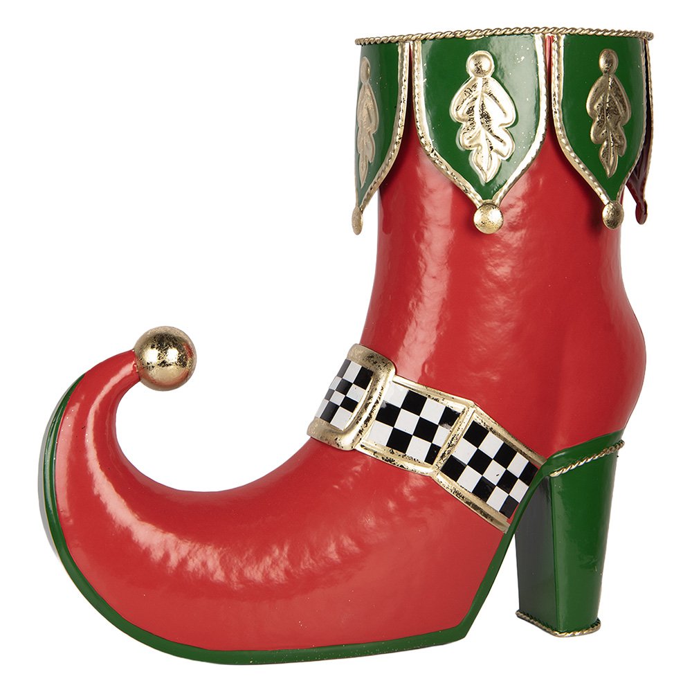 Karácsonyi dekor tábla 39 cm – piros
