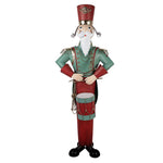Nagyméretű karácsonyi diótörő figura 186 cm – piros