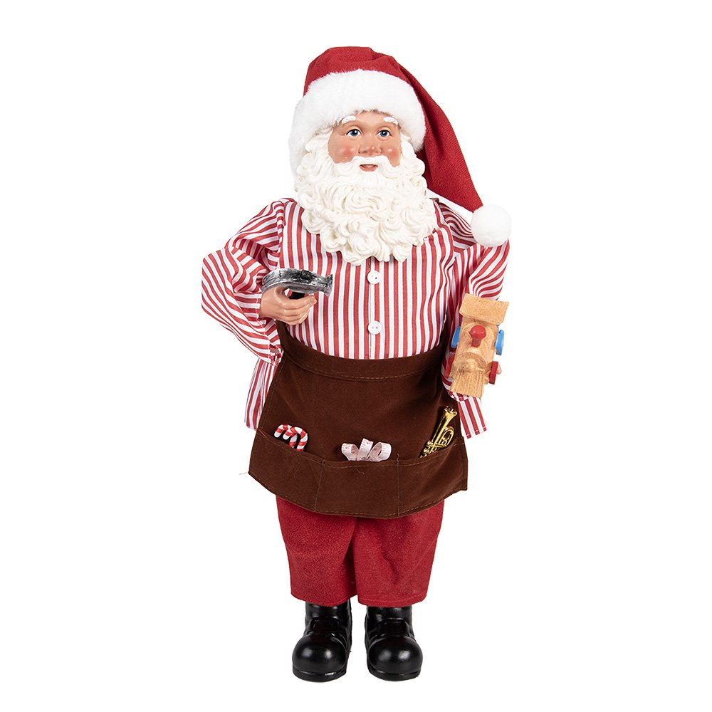 Karácsonyi télapó figura 45 cm – piros