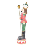 Nagyméretű karácsonyi diótörő figura 89 cm – piros, zöld