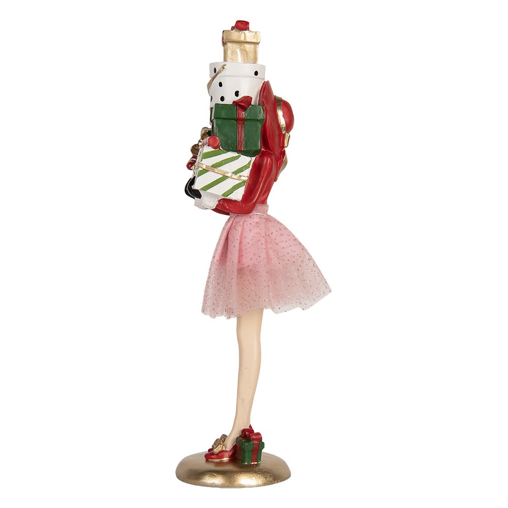 Karácsonyi figura 36 cm – rózsaszín