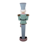 Nagyméretű karácsonyi diótörő figura 129 cm – zöld