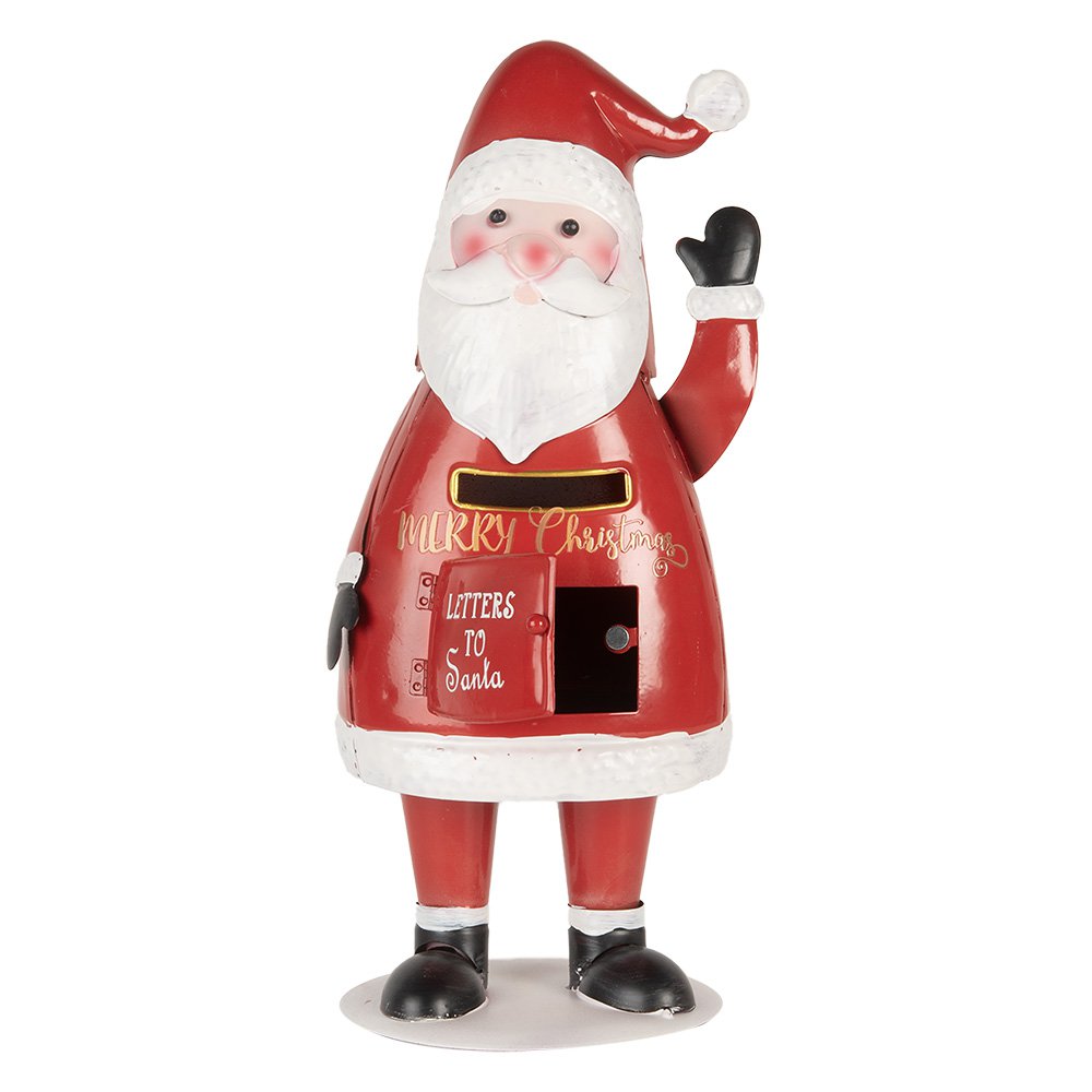 Karácsonyi télapó figura 35 cm – piros