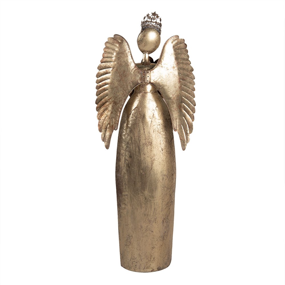 Nagyméretű karácsonyi angyal figura 100 cm – arany