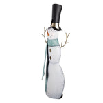 Nagyméretű karácsonyi hóember figura 69 cm – fehér