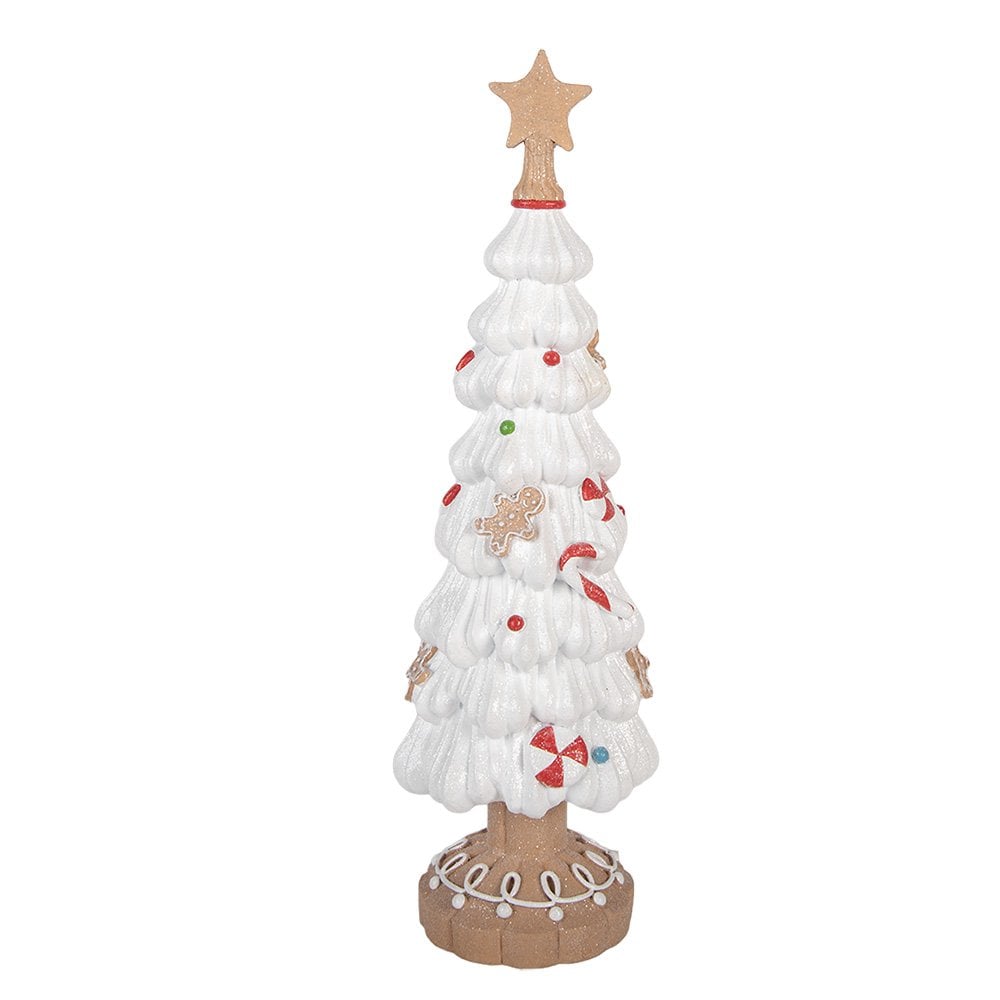 Karácsonyfa 38 cm – fehér