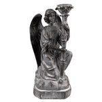 Karácsonyi angyal figura 29 cm – szürke
