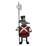 Nagyméretű karácsonyi egér figura 127 cm – szürke