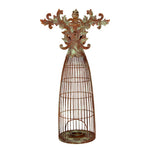 Nagyméretű karácsonyi angyal figura 58 cm – barna