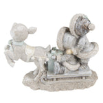 Karácsonyi figura 12 cm – fehér, ezüst