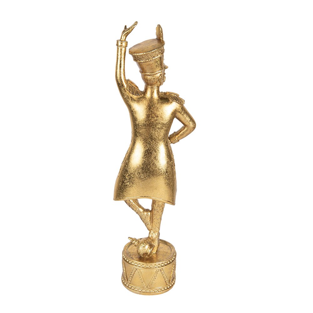 Karácsonyi diótörő figura 45 cm – arany