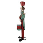 Nagyméretű karácsonyi diótörő figura 186 cm – piros