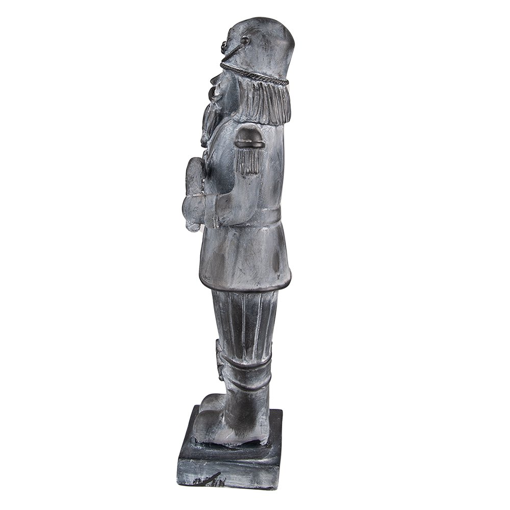 Karácsonyi diótörő figura 47 cm – szürke