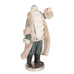Karácsonyi télapó figura 42 cm – bézs