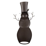Nagyméretű karácsonyi hóember figura 69 cm – fehér