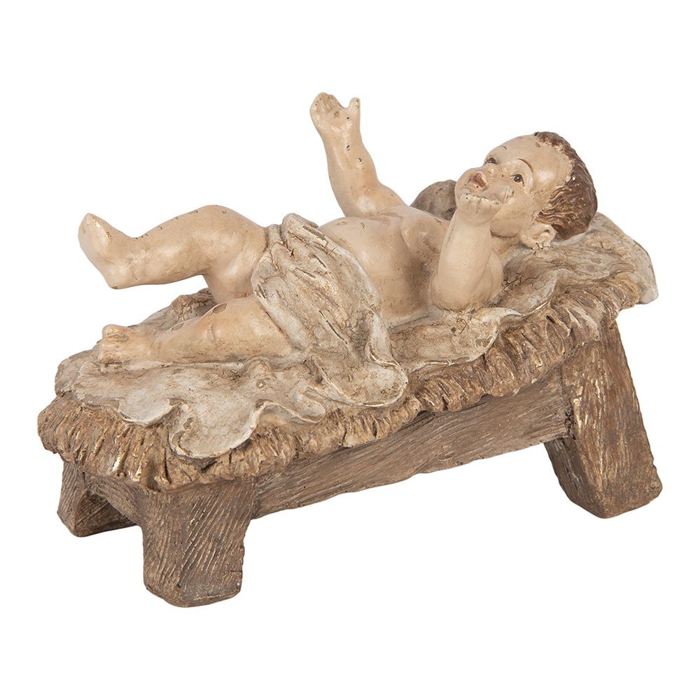 Karácsonyi figura 47 cm – bézs