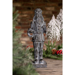 Karácsonyi diótörő figura 47 cm – szürke