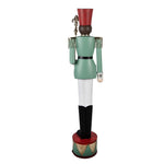 Nagyméretű karácsonyi diótörő figura 151 cm – zöld