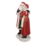 Karácsonyi télapó figura 23 cm – piros