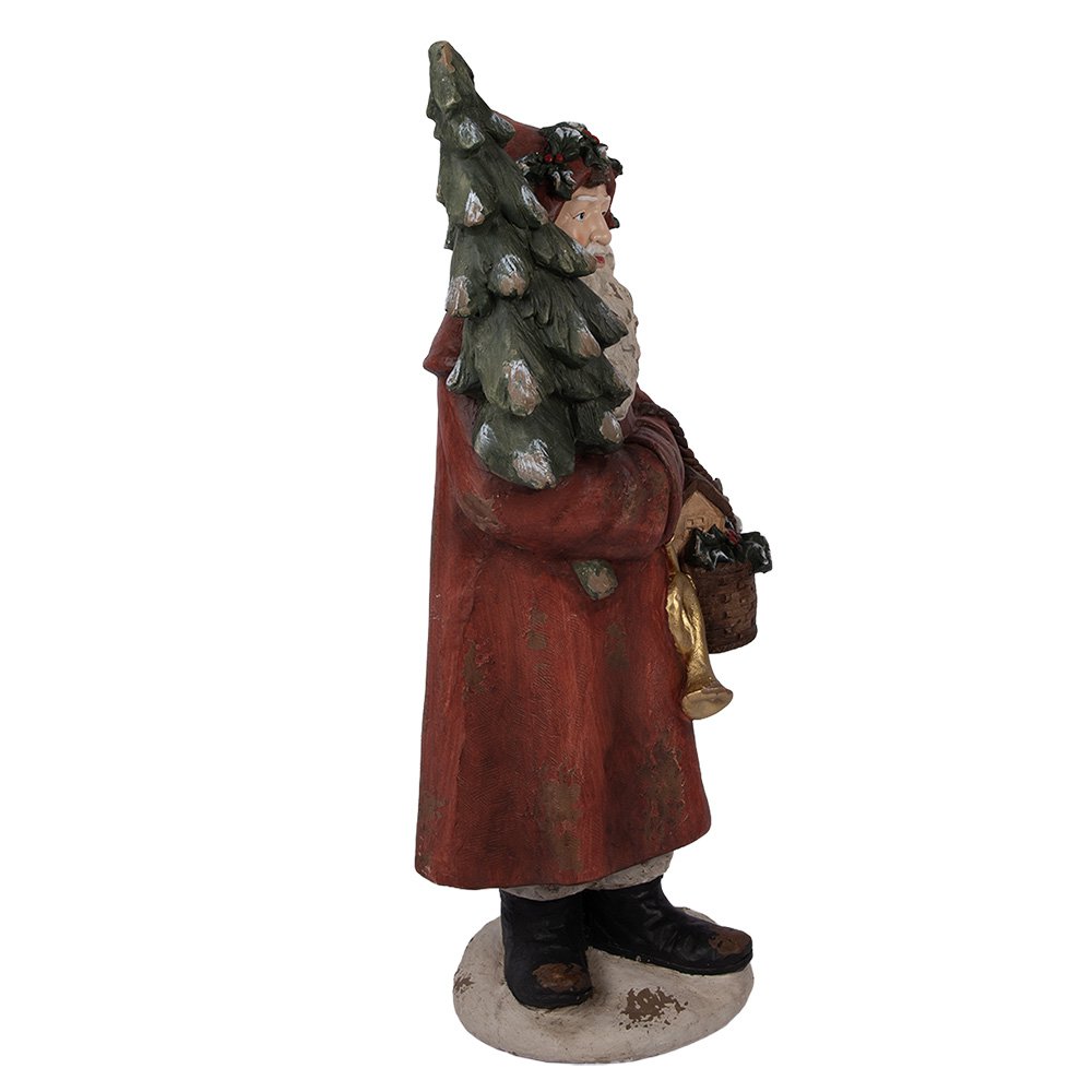 Nagyméretű karácsonyi télapó figura 93 cm – piros