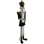Nagyméretű karácsonyi diótörő figura 103 cm – fehér, fekete