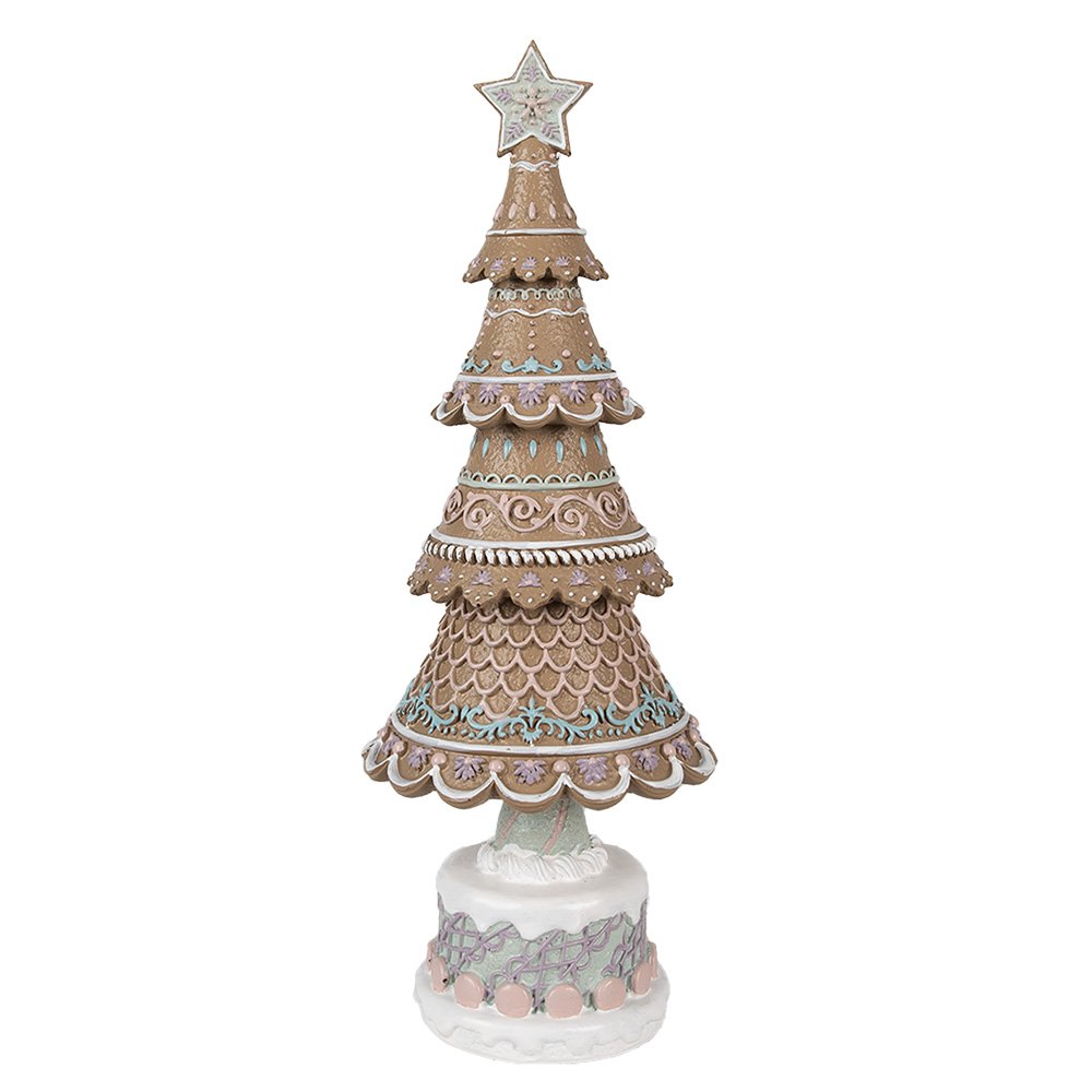 Karácsonyi mézeskalács figura 42 cm – barna