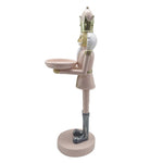 Karácsonyi diótörő figura 40 cm – rózsaszín