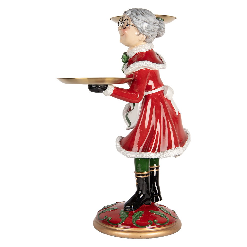 Nagyméretű karácsonyi télapó figura 62 cm – piros