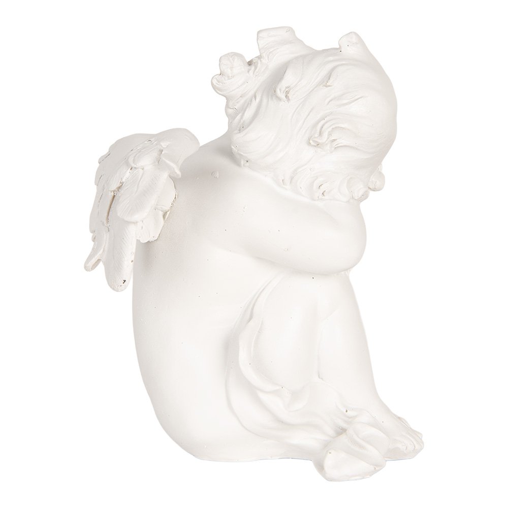 Karácsonyi angyal figura – fehér