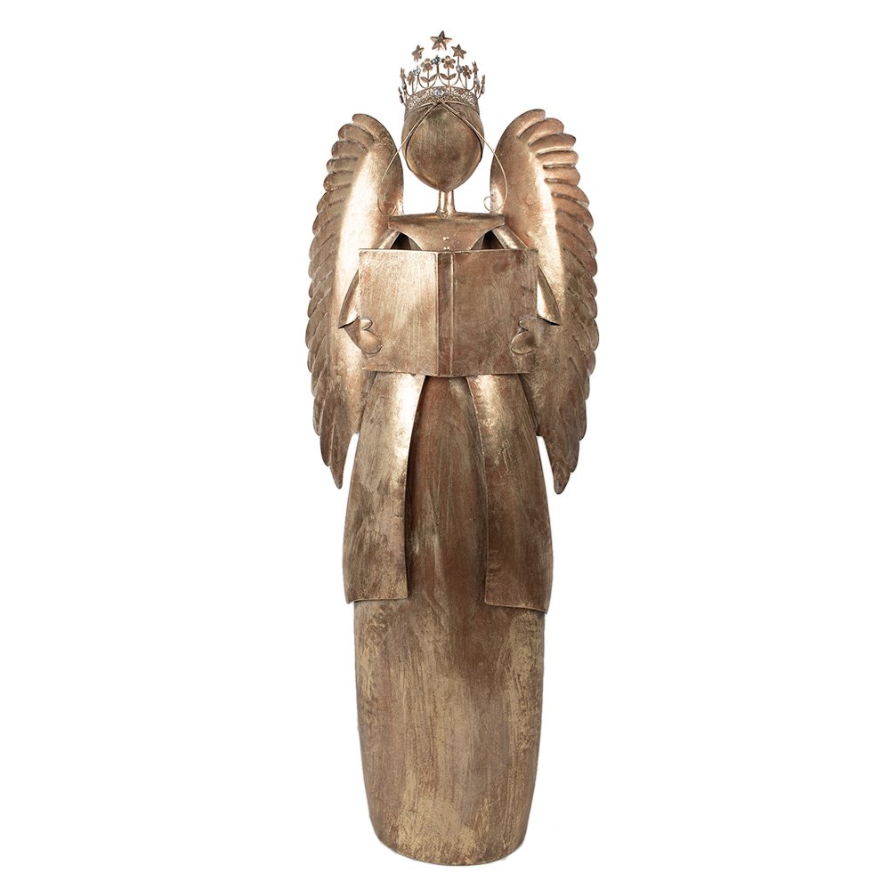Nagyméretű karácsonyi angyal figura 169 cm – arany