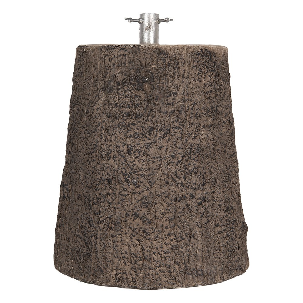 Nagyméretű karácsonyfa talp 53 cm – barna