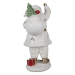 Karácsonyi télapó figura 43 cm – fehér