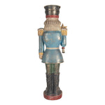 Nagyméretű karácsonyi diótörő figura 60 cm – kék