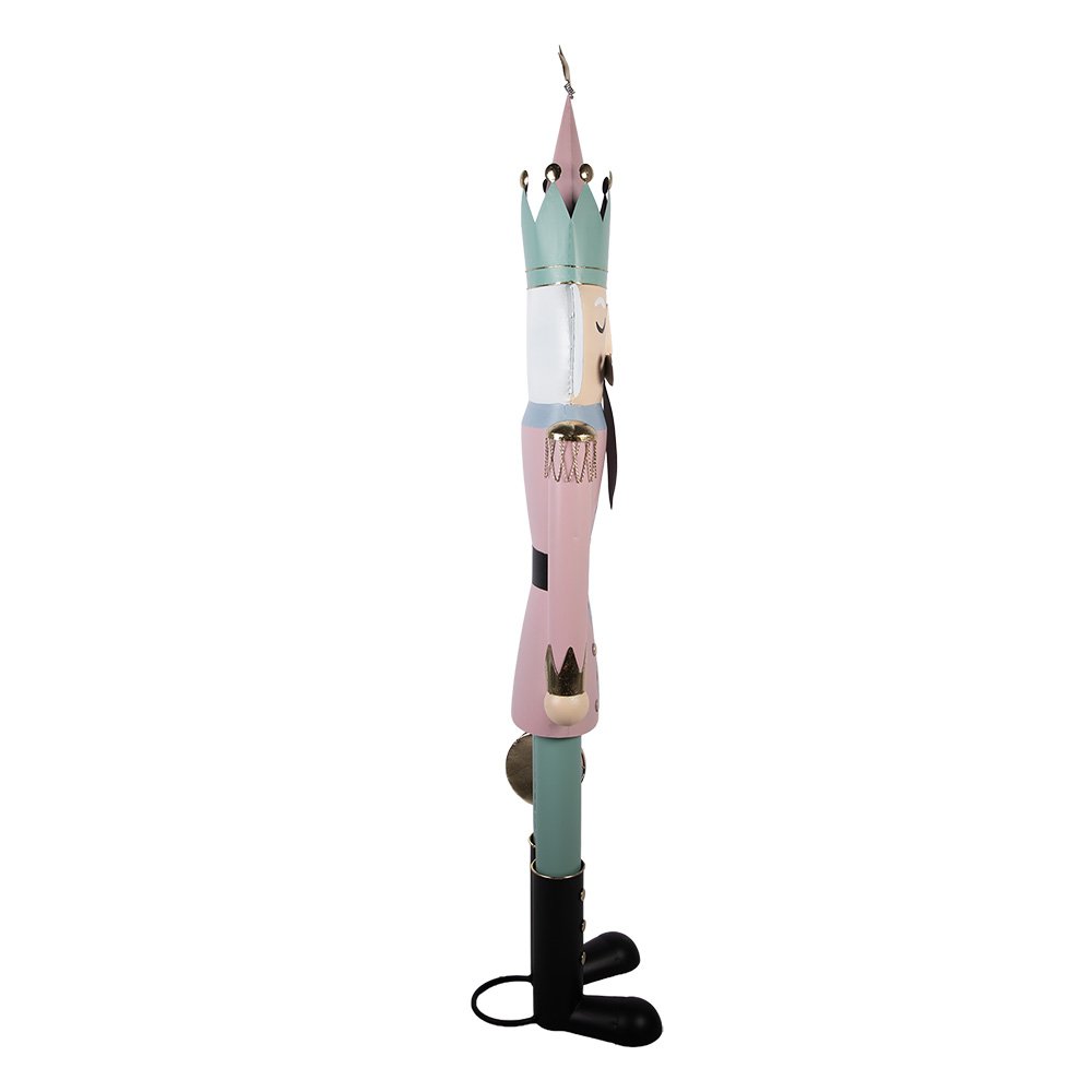 Nagyméretű karácsonyi diótörő figura 174 cm – rózsaszín